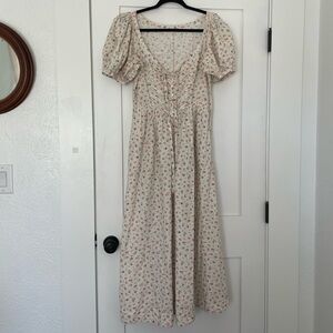 DÔEN 100% Organic Cotton Floral Maxi Dress